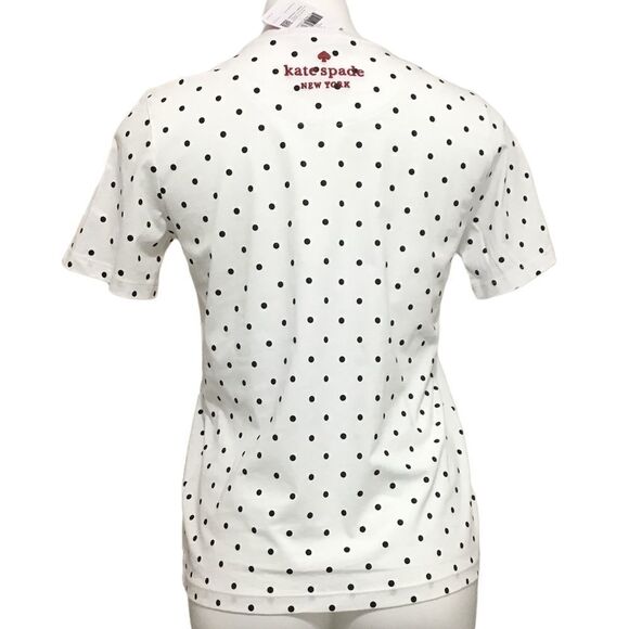 Disney X Kate Spade White Essential Cotton Minnie Mouse T-Shirt New Size Small - Picture 4 of 11